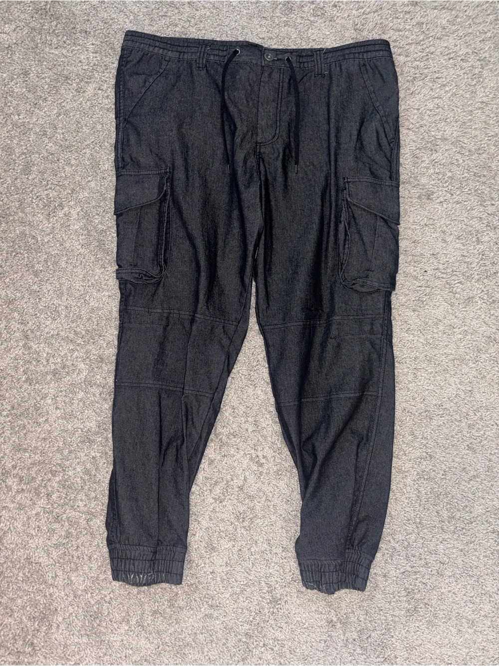 Mossimo Supply Co. Black Cargo Jogger Pants